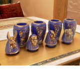 Egyptian Canopic Jars Set of 4 - Image 3