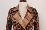 Leopard Print Trench Coat - Image 7