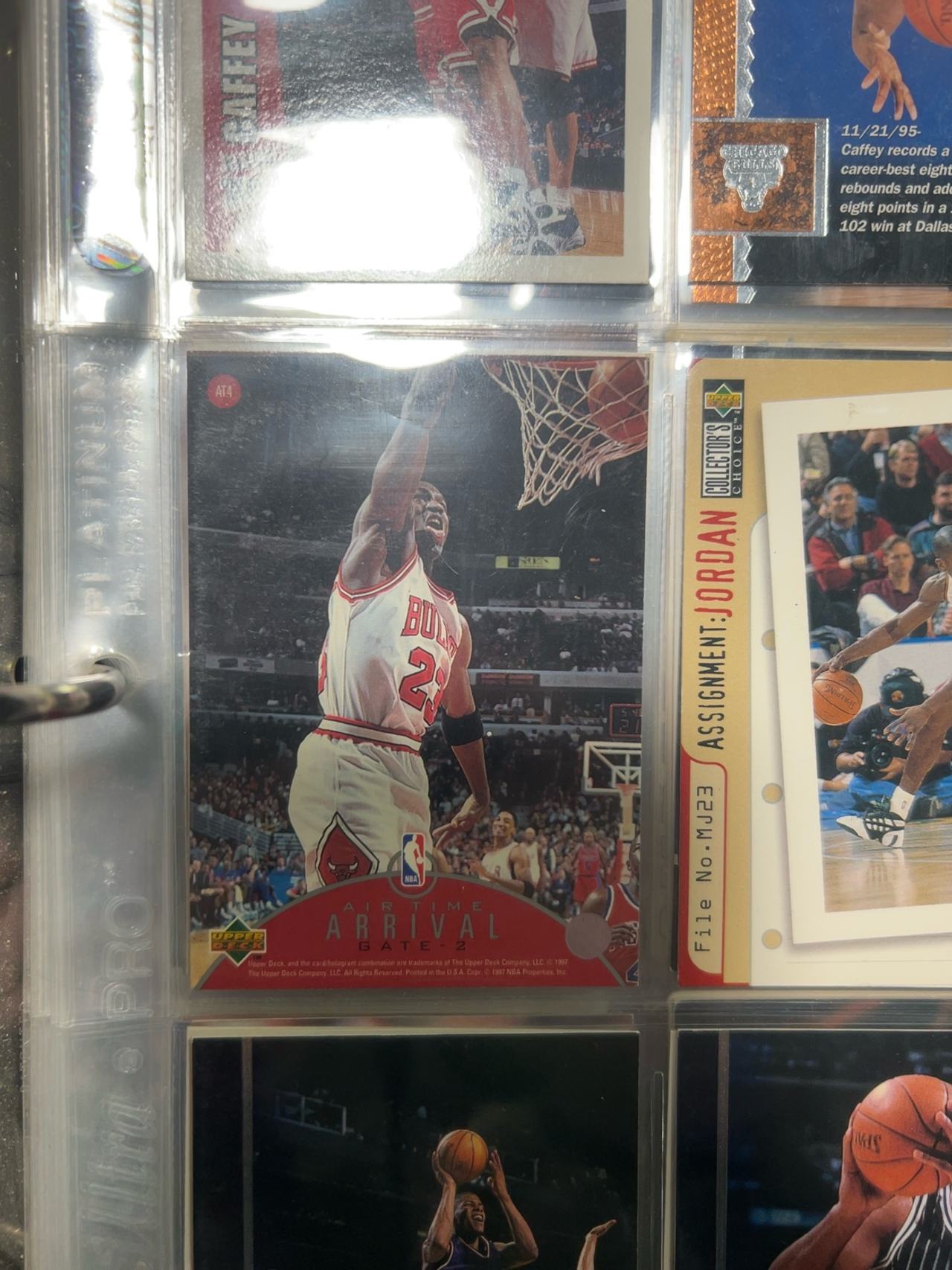 Upper Deck Michael Jordan Air Time 1997-98 Trading Card