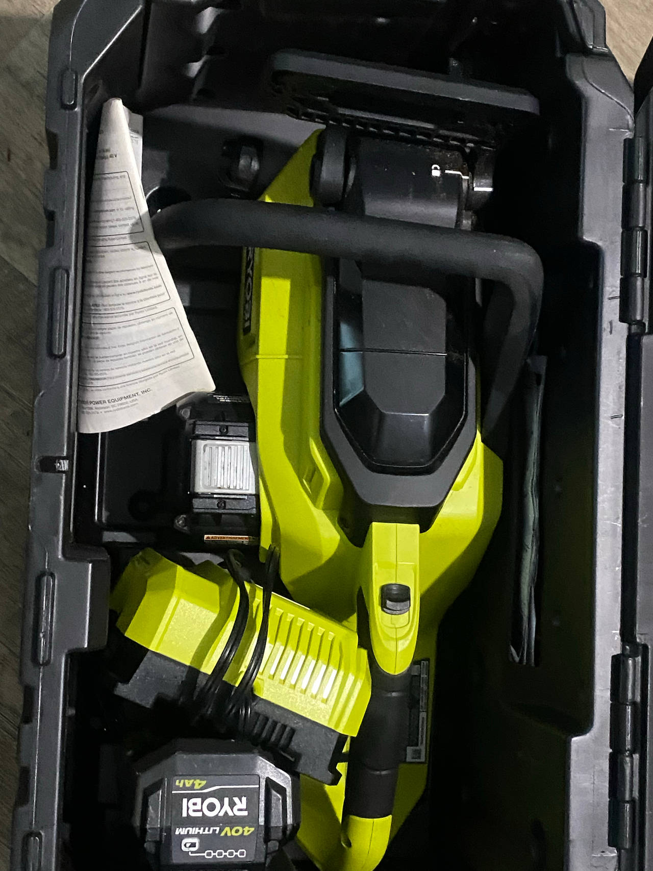 Ryobi 40V Cordless Chainsaw
