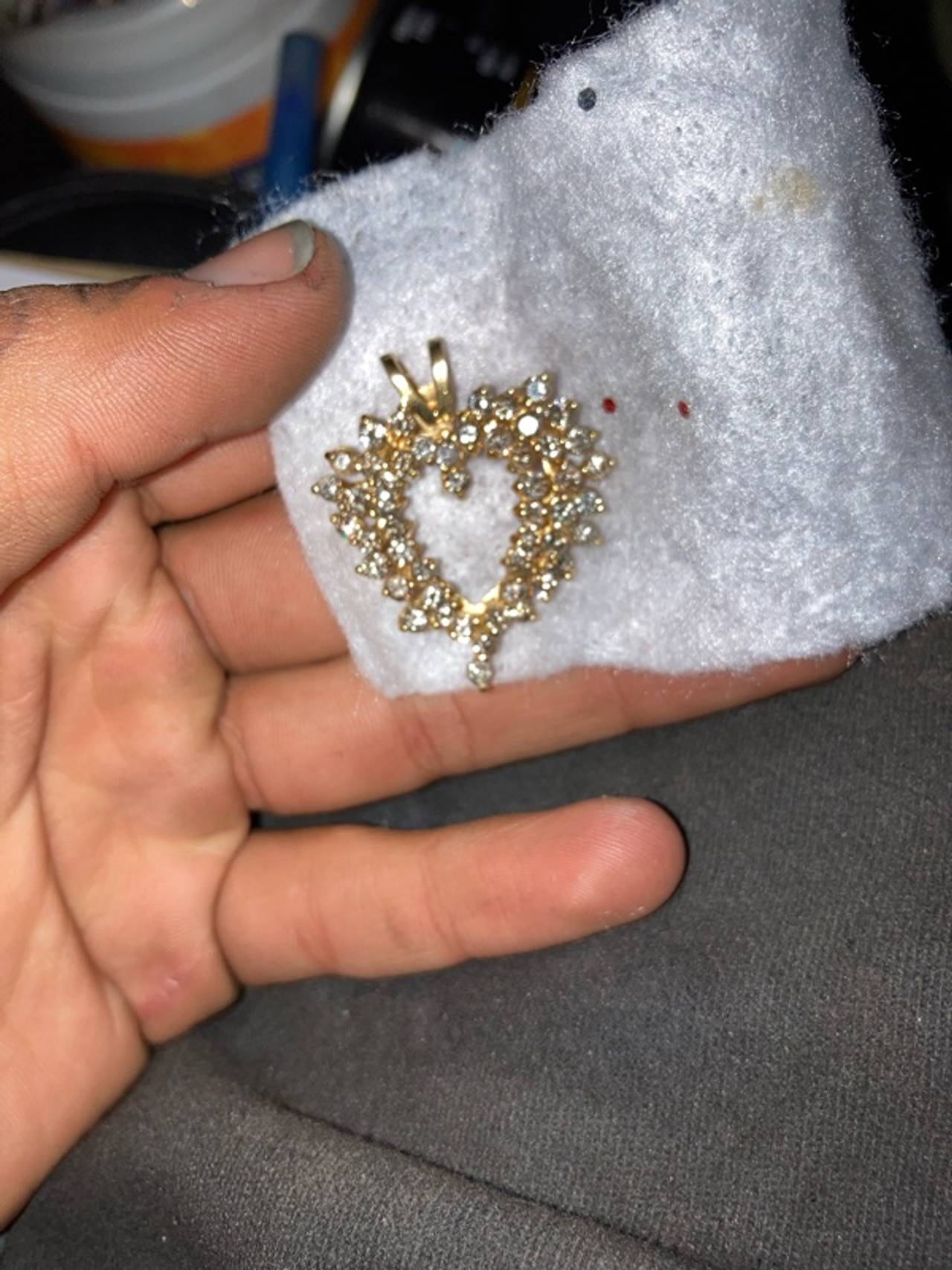 Diamond Heart Pendant in Gold 14k
