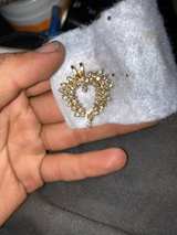 Diamond Heart Pendant in Gold 14k
 - Image 1