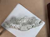 Vintage Scalloped Glass Oval Bowl - Image 7