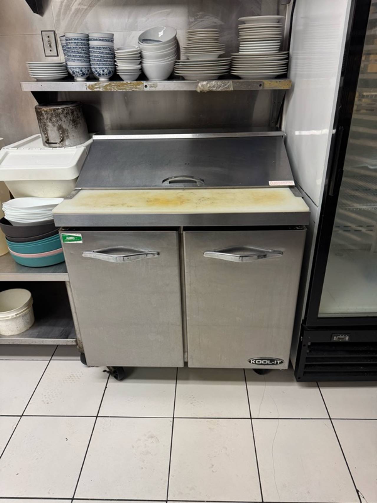 Megatop Sandwich Prep Table 48-inch