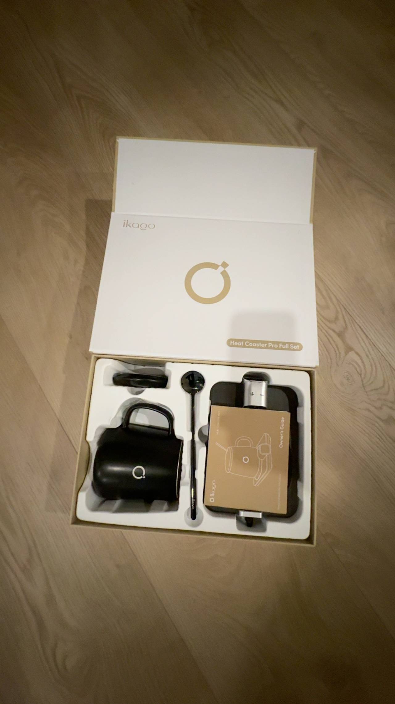 Ikago Heat Coaster Pro Graphite Coffee Mug Warmer - BNIB