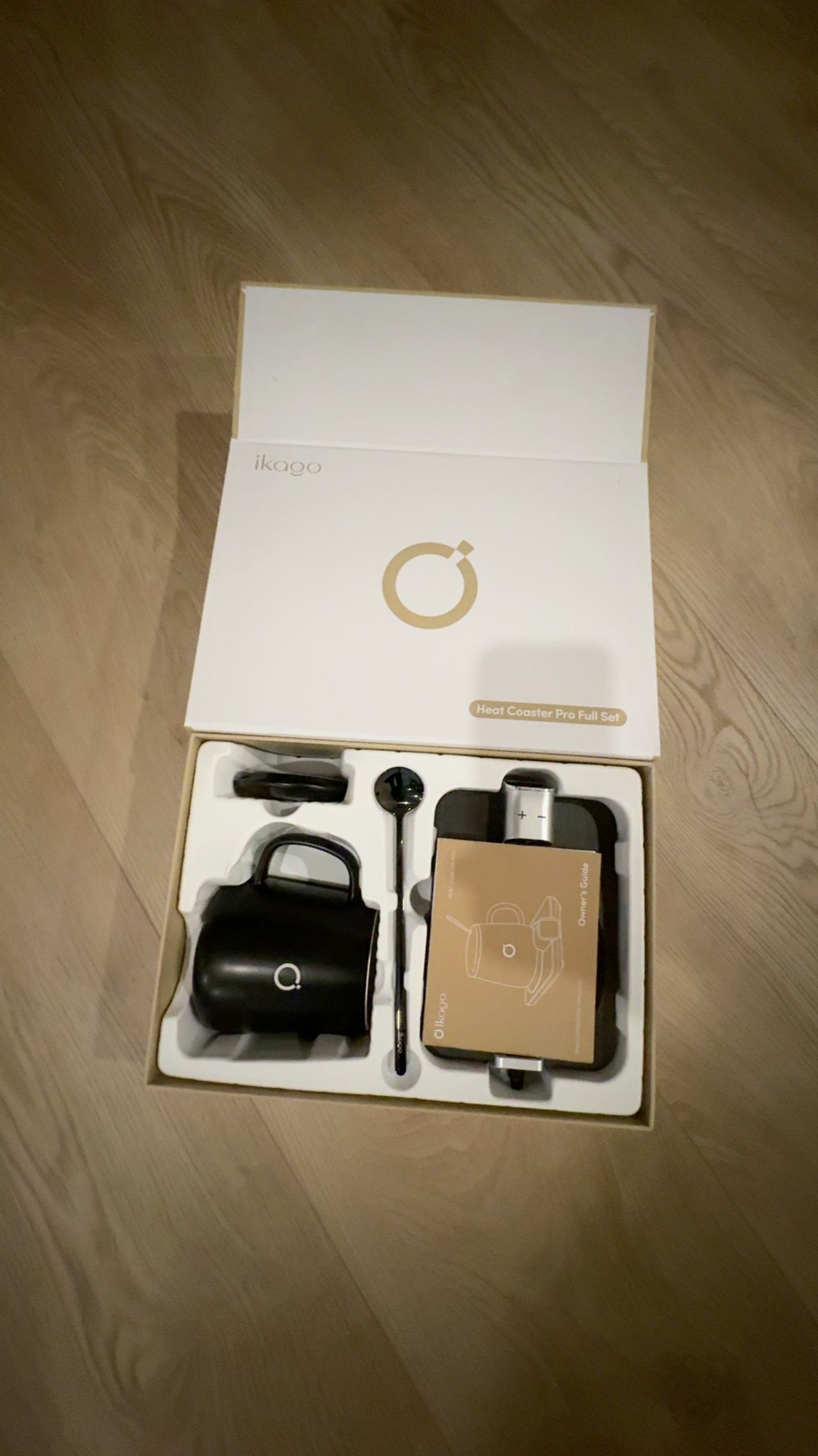 Ikago Heat Coaster Pro Graphite Coffee Mug Warmer - BNIB