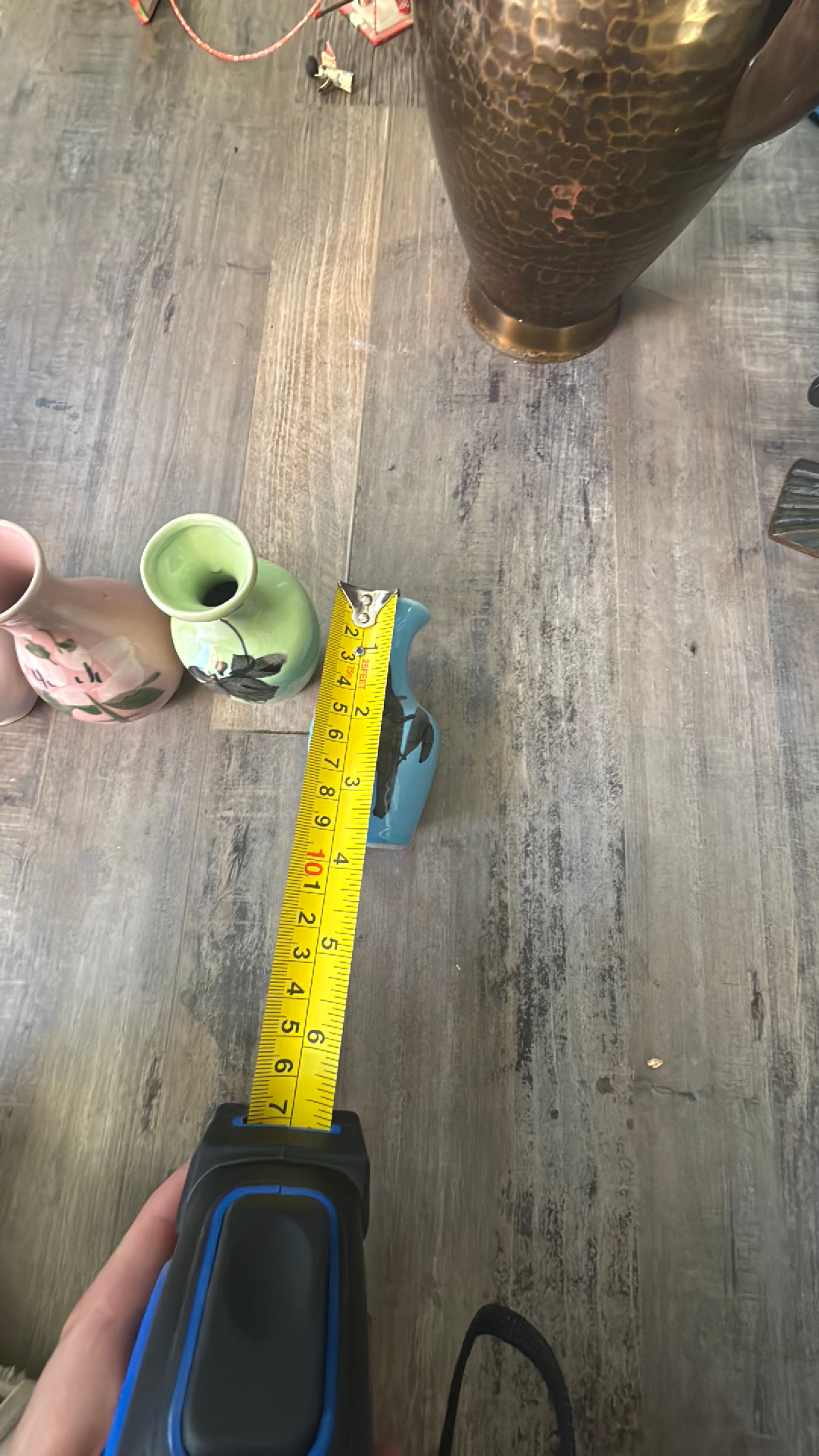 EliteBloom Hand-Painted Lotus Ceramic Vase - Image 2