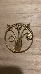 Vintage Rhinestone Flower Brooch - Image 2