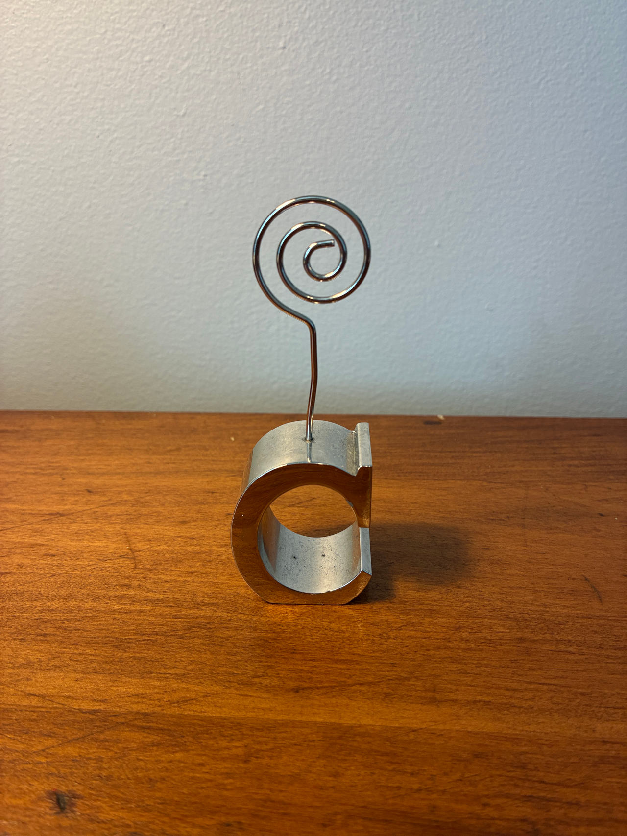 Metal Spiral Photo Holder