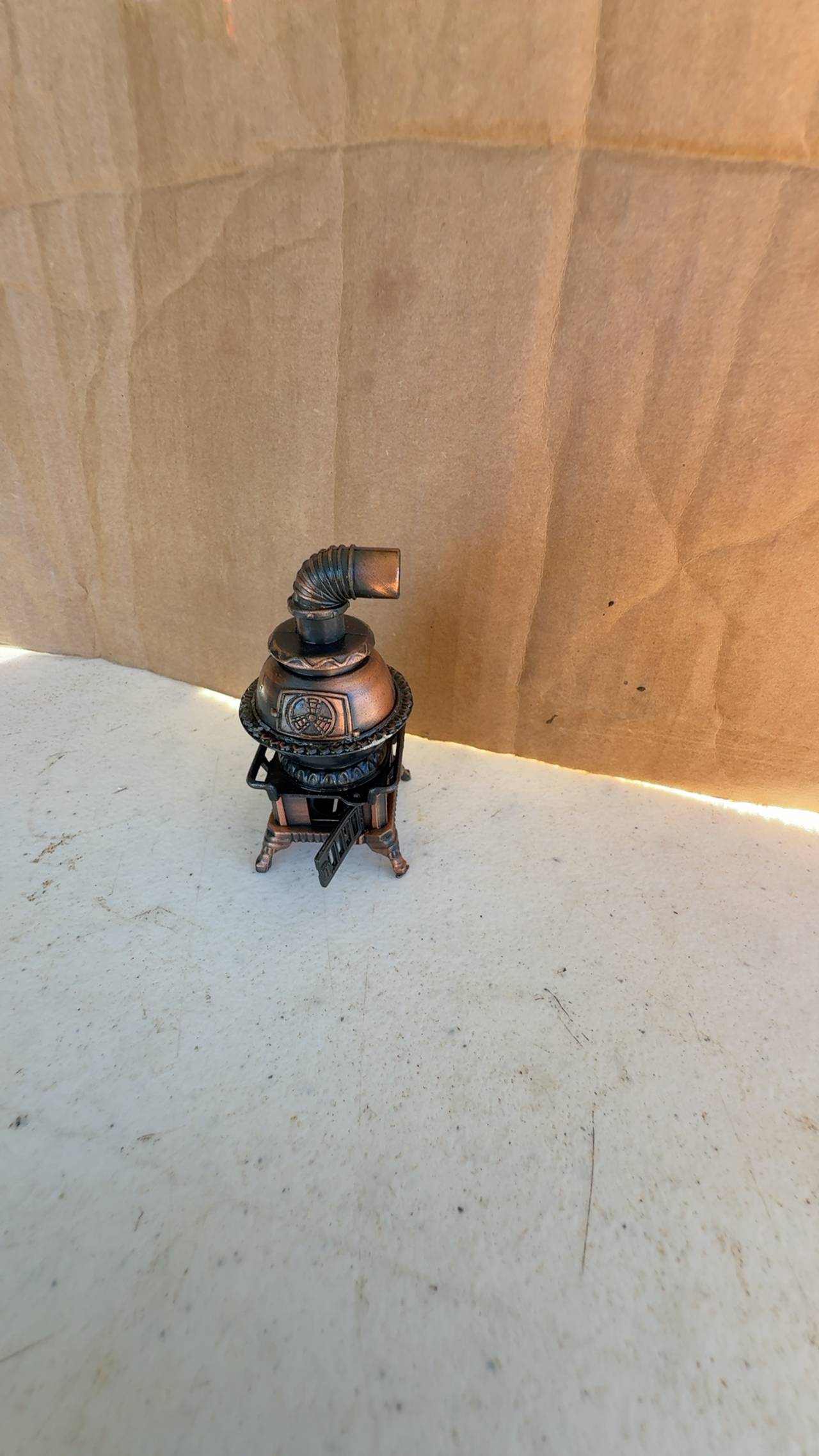 Treasure Gurus Pot Belly Stove Pencil Sharpener Die-Cast Miniature