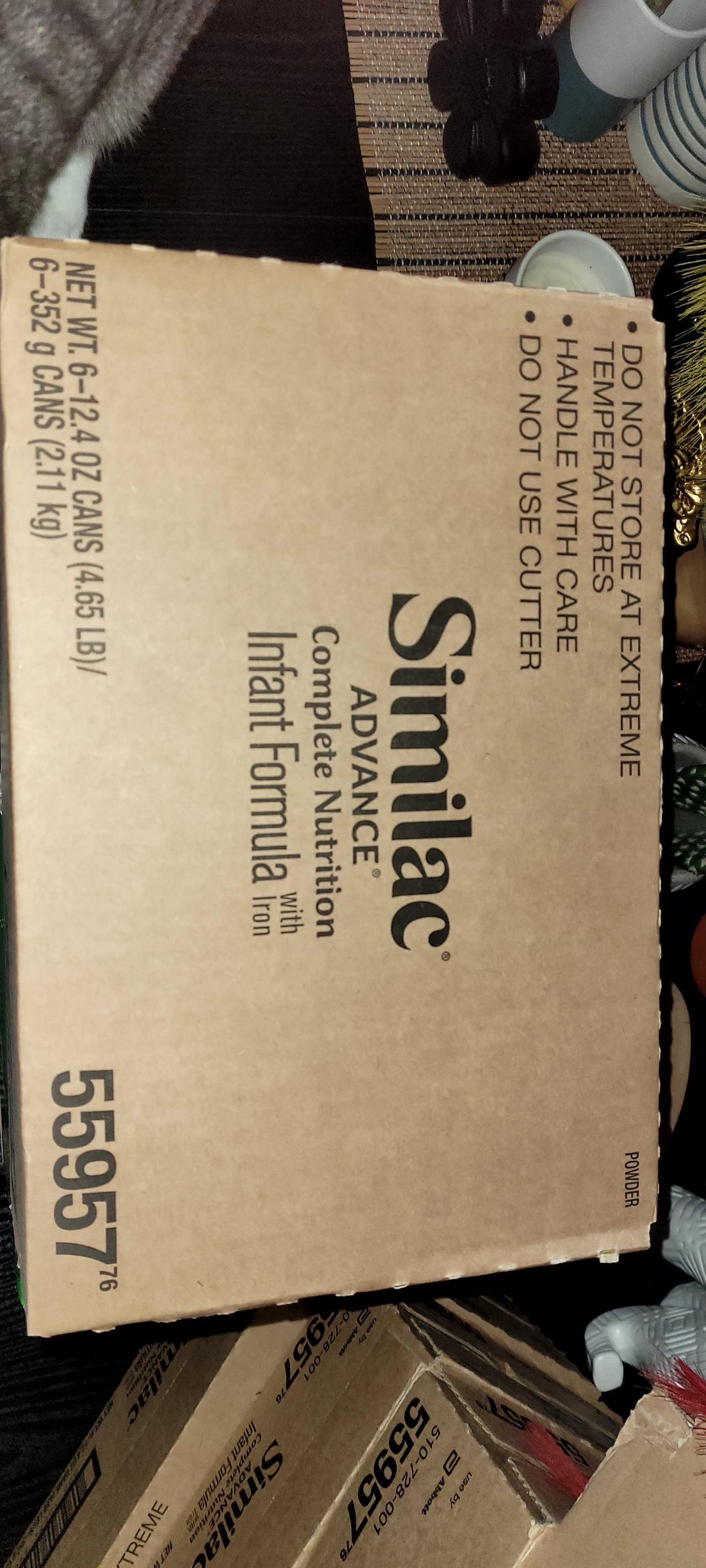 Similac Advance Infant Formula 12.4 oz (6 Pack)