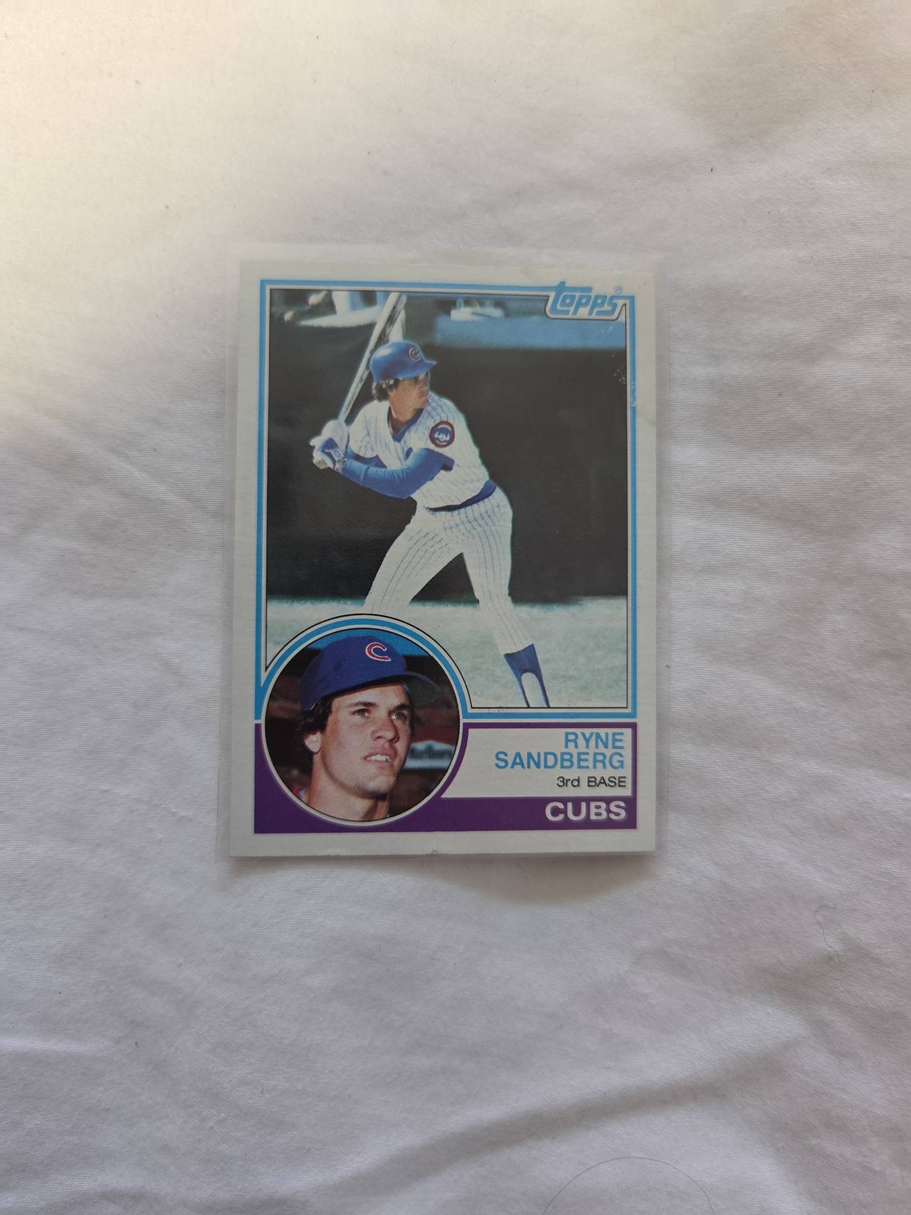 1983 Topps Ryne Sandberg Rookie Card #83