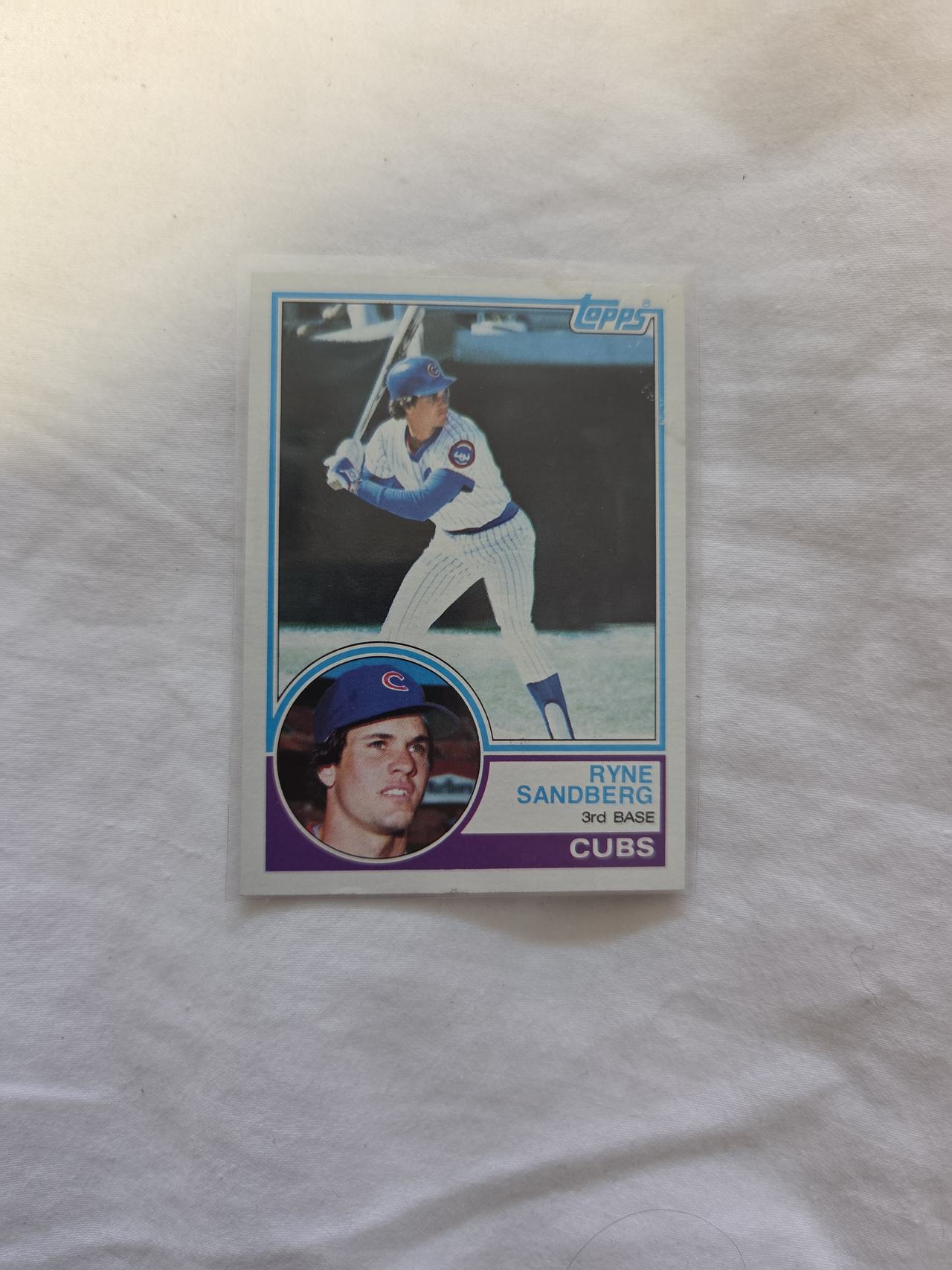 1983 Topps Ryne Sandberg Rookie Card #83