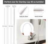 8-PCS Cup Replacement Straws for Stanley 40 oz | Reusable Straw with Stanley - Image 2