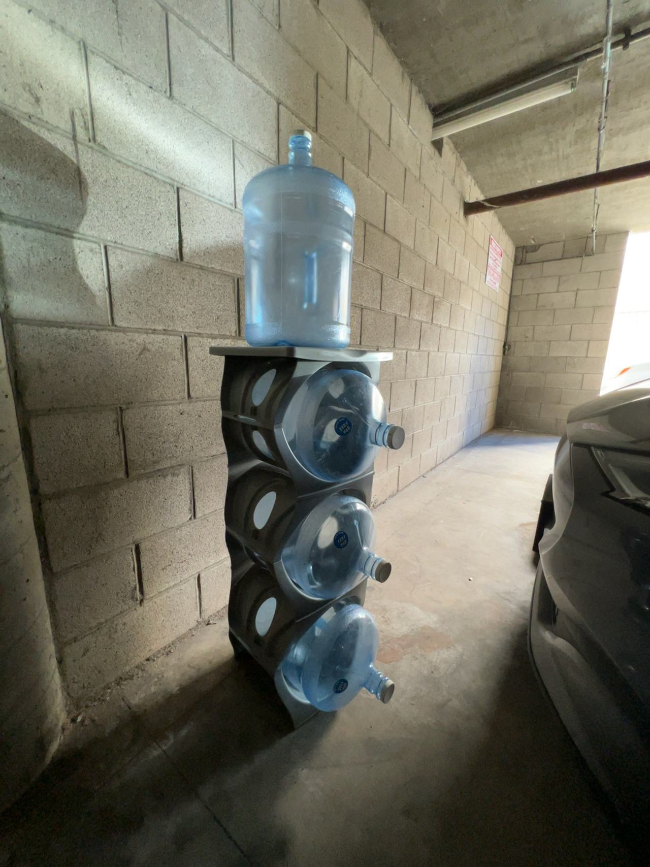 Bariboo Water Bottle Rack for 3 Bottles, 3 & 5 Gallon Jugs