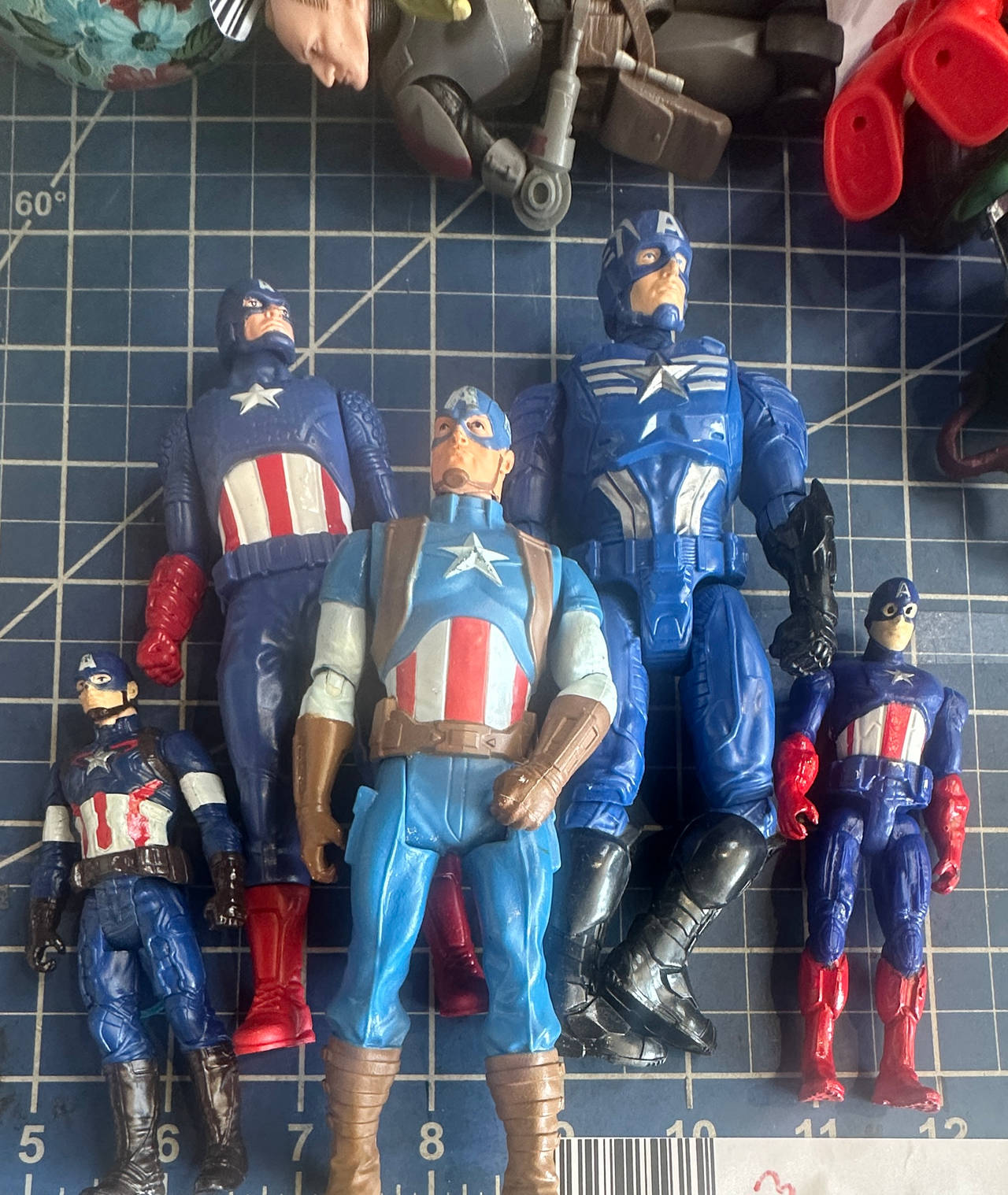 Marvel Captain America Action Figure Lot
