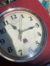 Apple Wall Clock Red - Image 2
