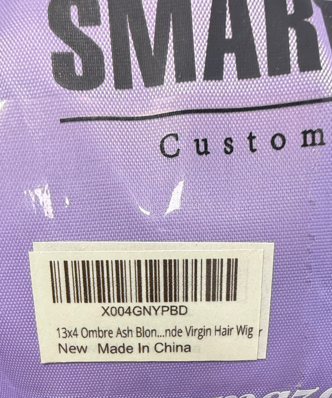 SMARTINNOV Custom 13x4 30” Ombre Ash Blonde Virgin Hair Wig