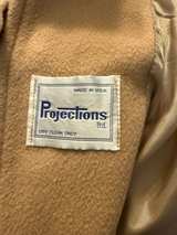 Vintage Camel Wool Double Breasted Overcoat projections - Image 2
