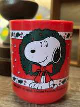Vintage Peanuts Snoopy Christmas Bathroom Set - Image 4