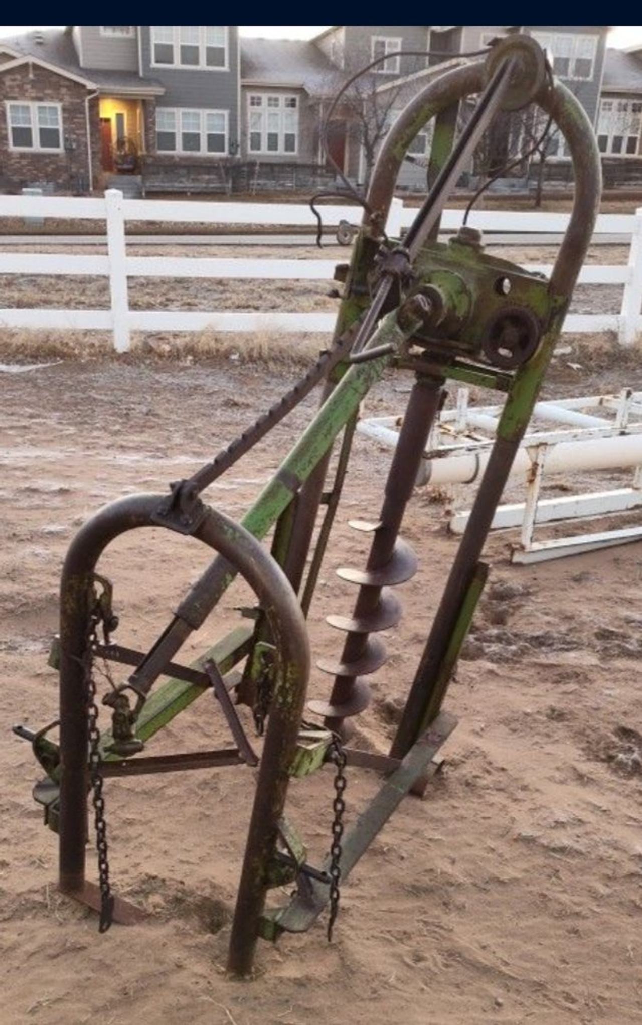 John Deere 3-Point Post Hole Digger