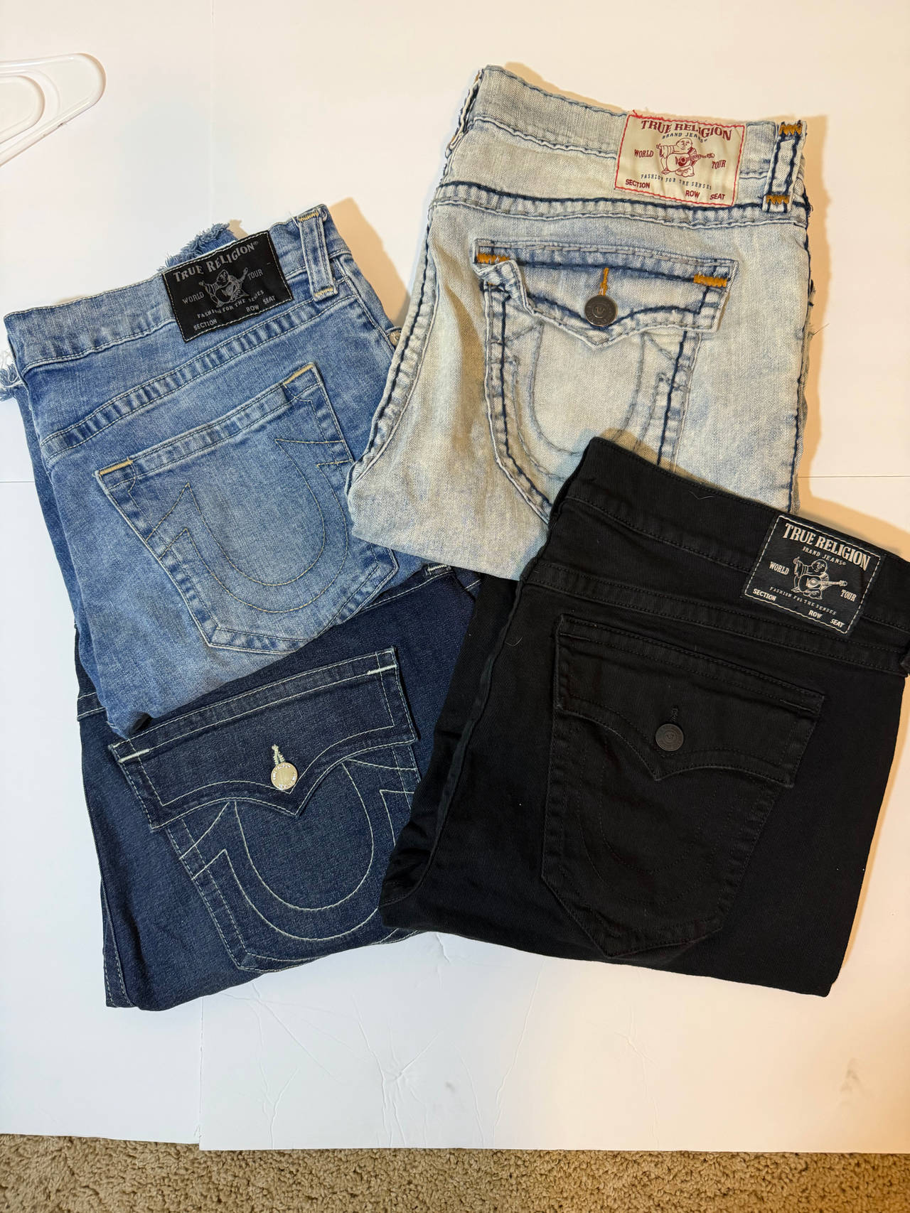 True Religion Men's Denim SHORTS Bundle Size 40-42
