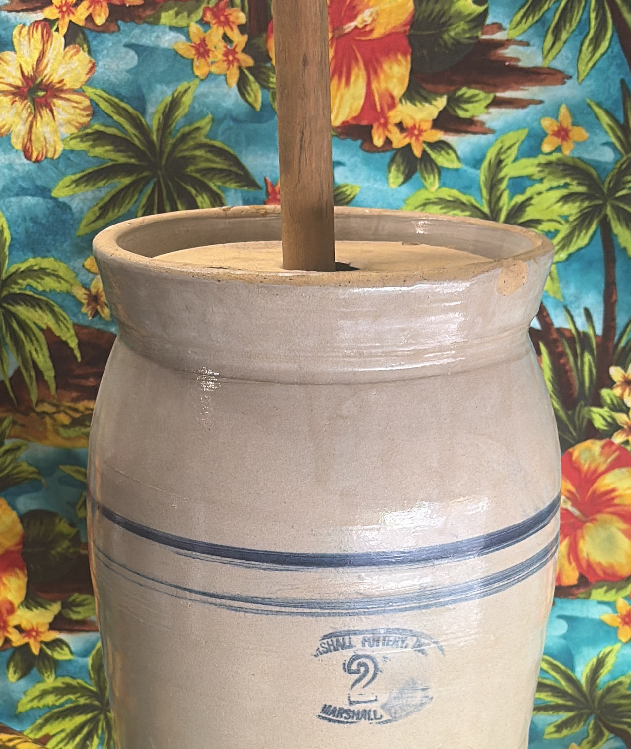 Marshall Pottery 2 Gallon Butter Churn
