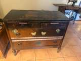 Antique 4-Drawer Farmhouse Dresser - Image 1