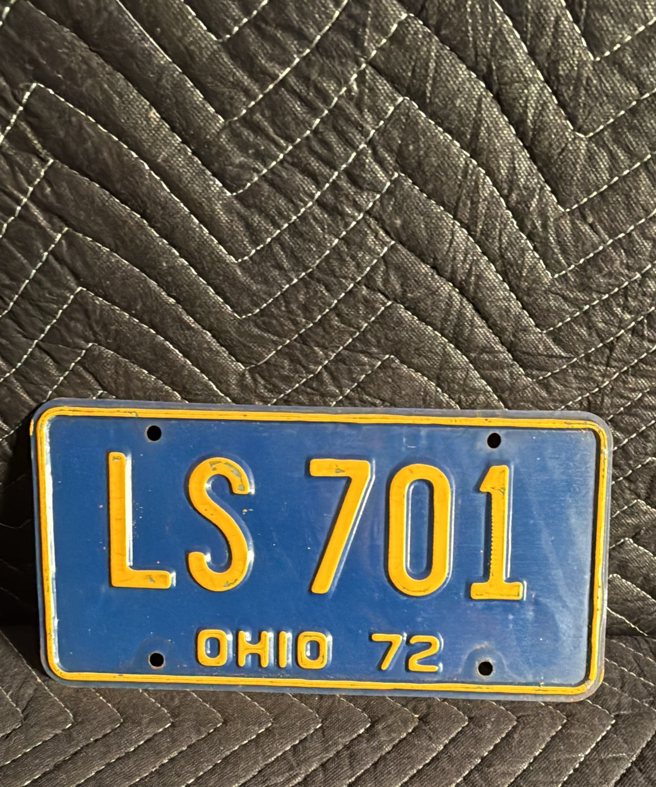 1972 Ohio License Plate