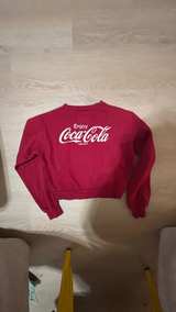 Coca-Cola Graphic Cropped Sweatshirt - Image 1