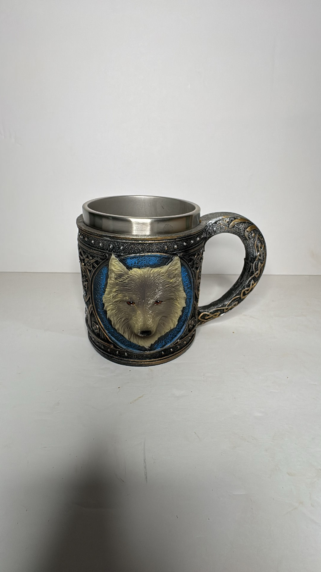 Wolf Head Tankard Mug