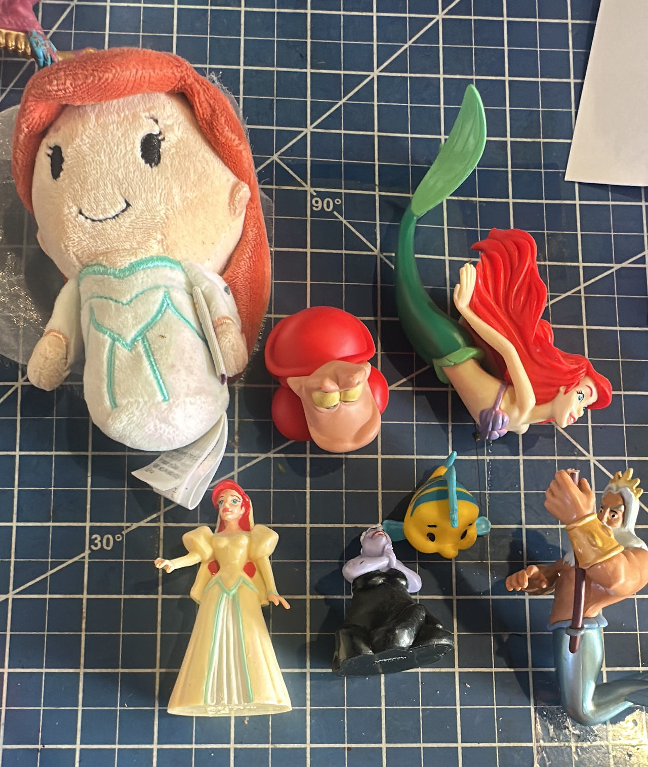 Disney princess The Little Mermaid Toy Lot 207