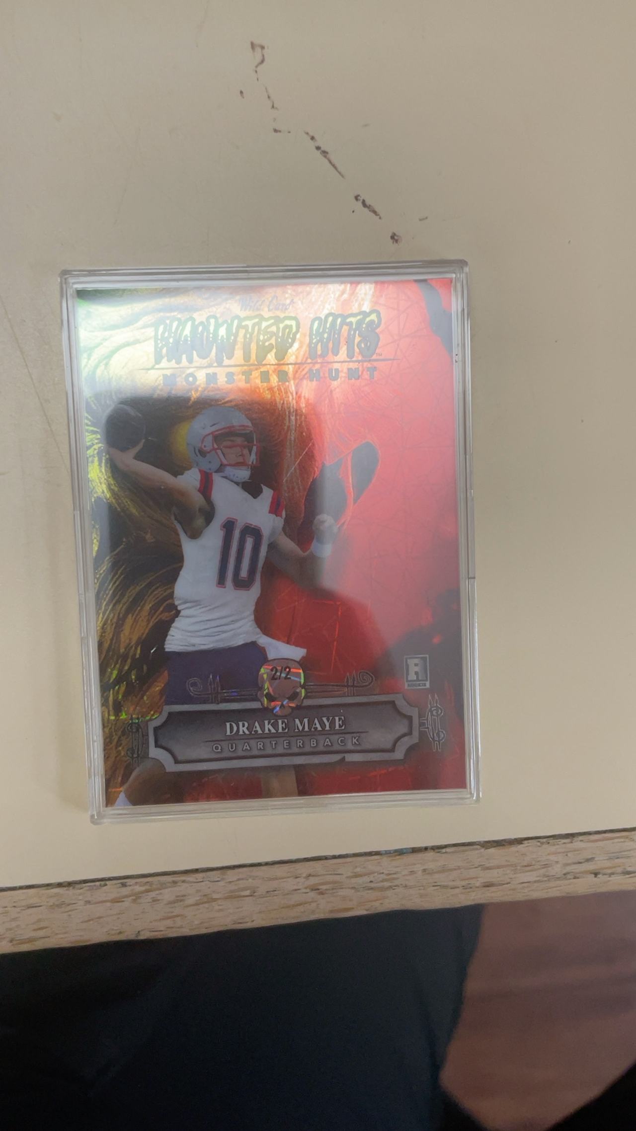 Topps Wild Card Haunted Hits Drake Maye 2024 Rookie Card