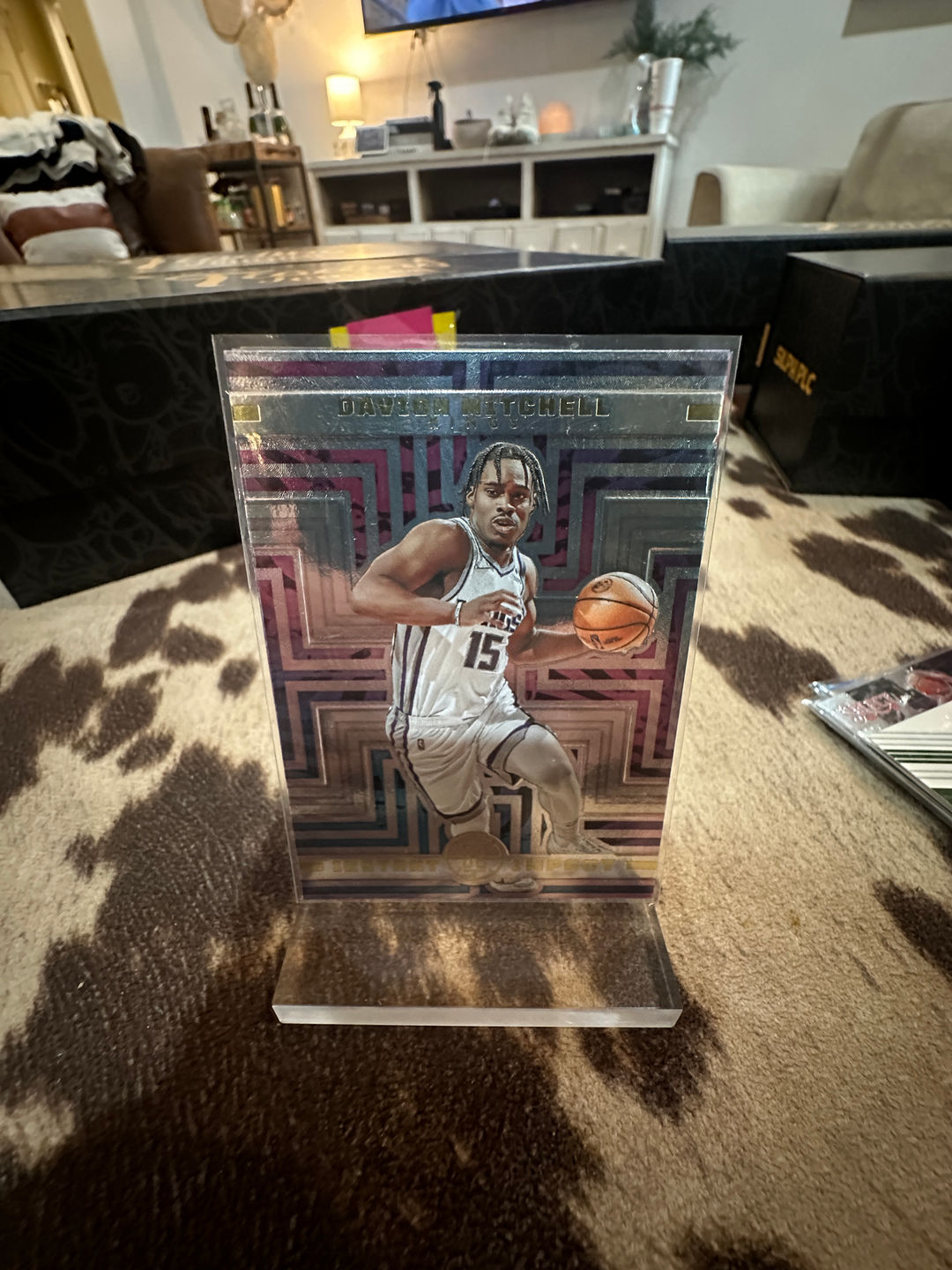 Davion Mitchell Panini Prizm Basketball Card