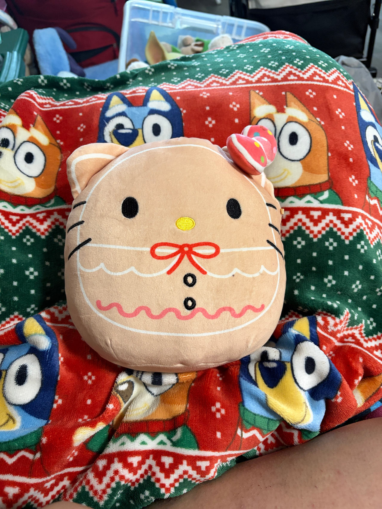 Squishmallows Sanrio Hello Kitty Gingerbread Plush