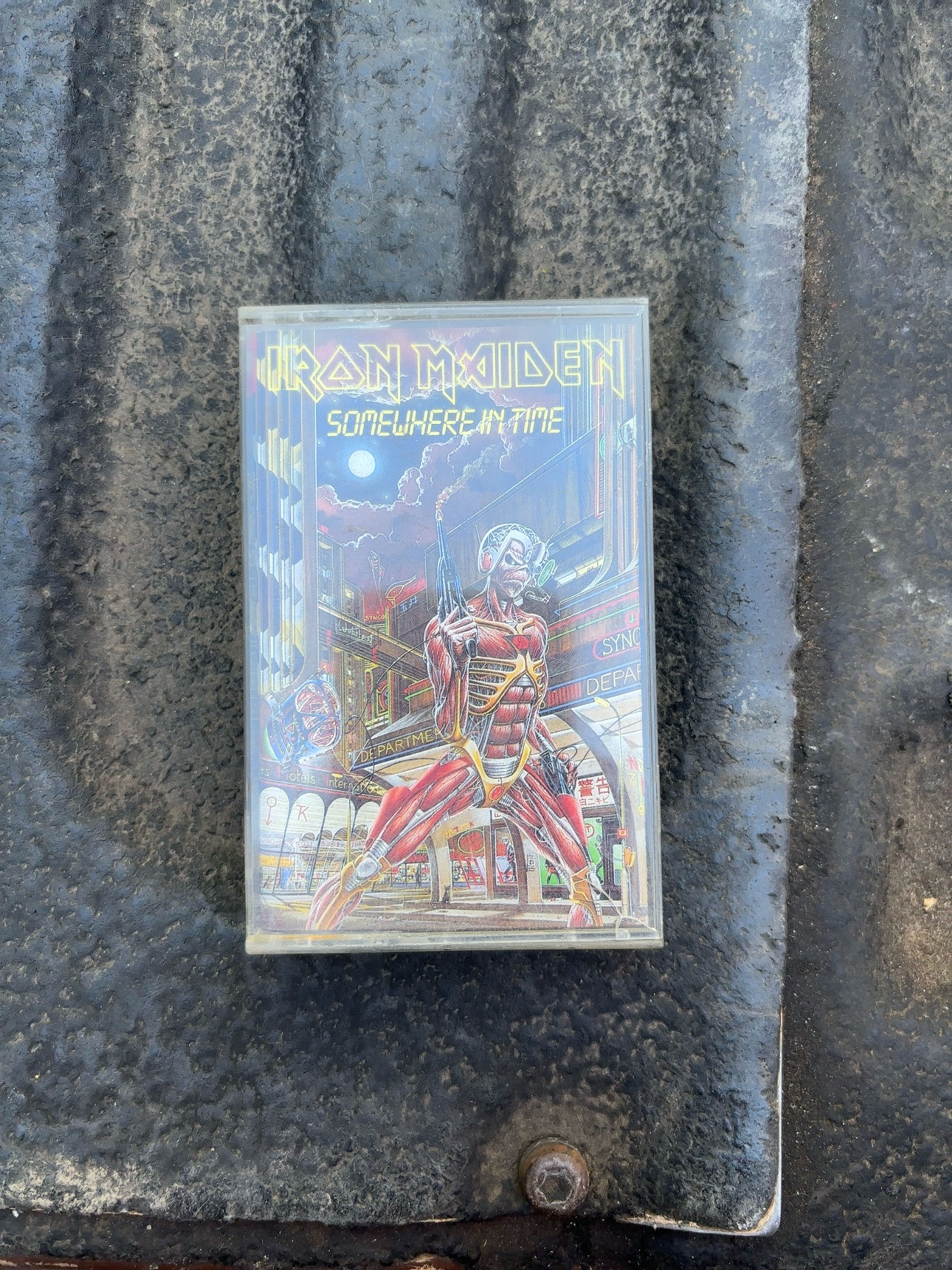 Iron Maiden Somewhere in Time Cassette Tape