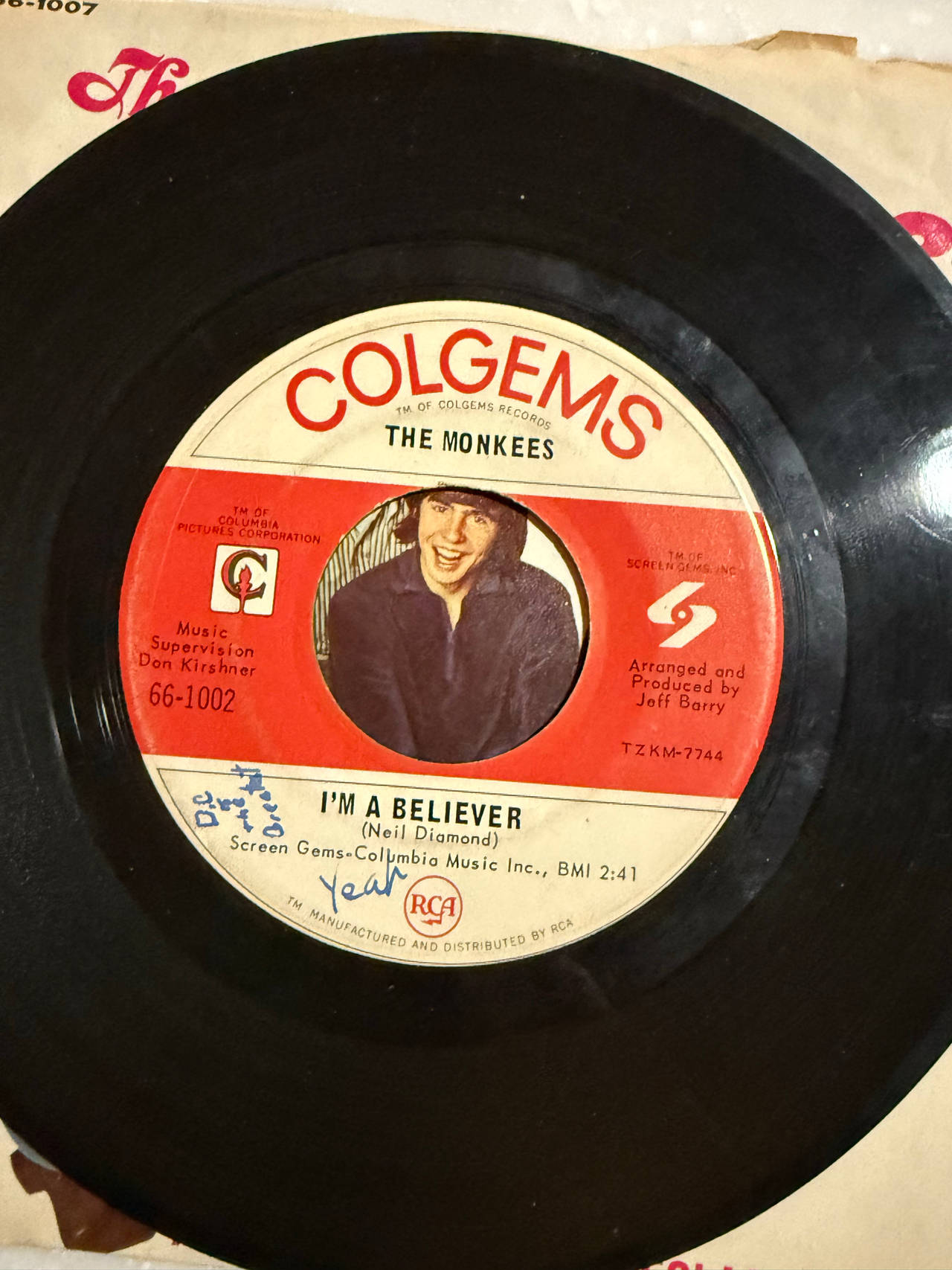 The Monkees - I'm a Believer 7" Vinyl Single