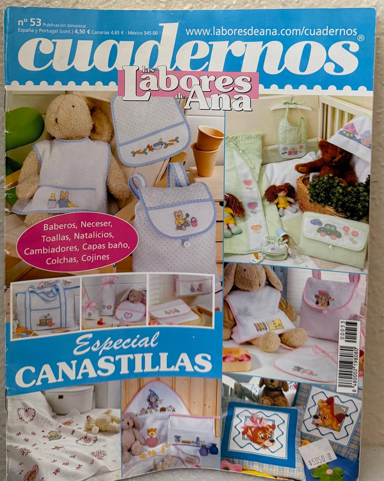 Cuadernos Las Labores de Ana No. 53 Especial Canastillas Magazine