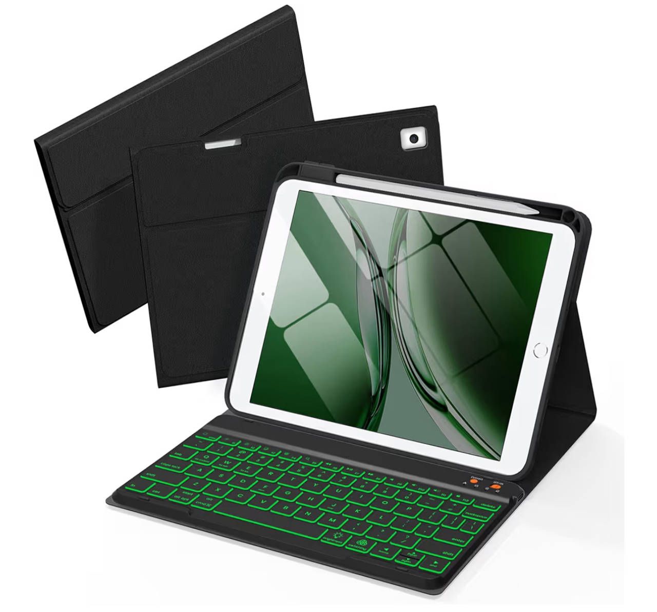 Keyboard Case for iPad 9th 8th 7th Generation 10.2 - 7 Colors Backlit Detachable