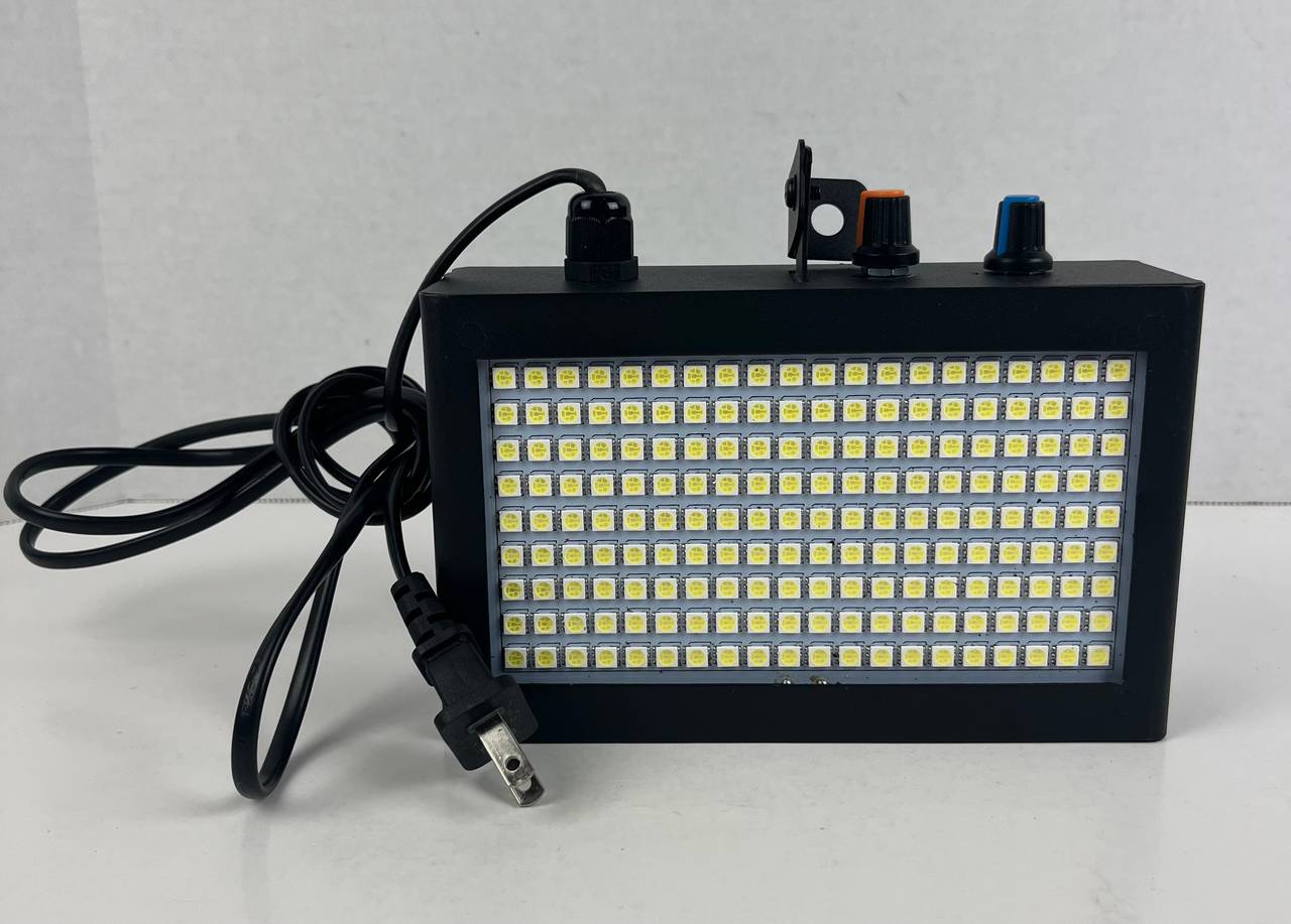 Solmore LED Strobe Light 180 White LEDs 25W Sound Activated DJ Stage Party Bar