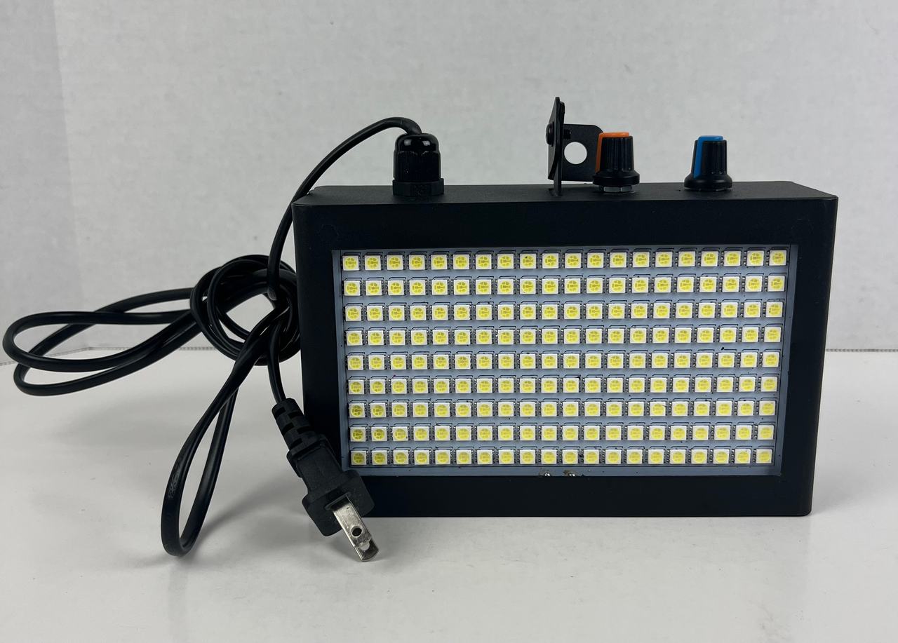 Solmore LED Strobe Light 180 White LEDs 25W Sound Activated DJ Stage Party Bar