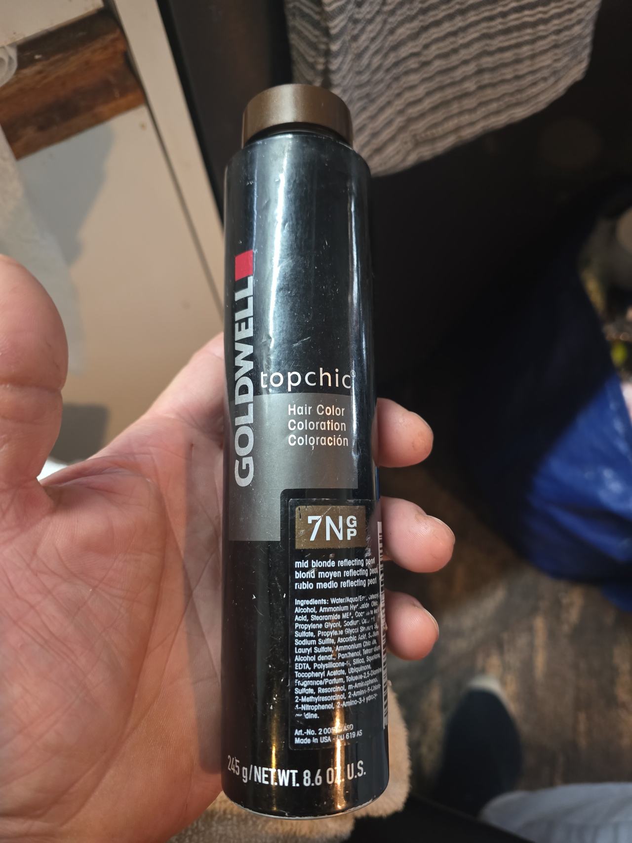 Goldwell Topchic Hair Coloration 7NGP Mid Blonde Reflecting Pearl