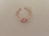 Adjustable Rose Gold Unicorn Moon Ring - Image 3
