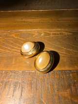 Ciner Vintage Faux Pearl Gold Tone Clip-On Earrings - Image 2