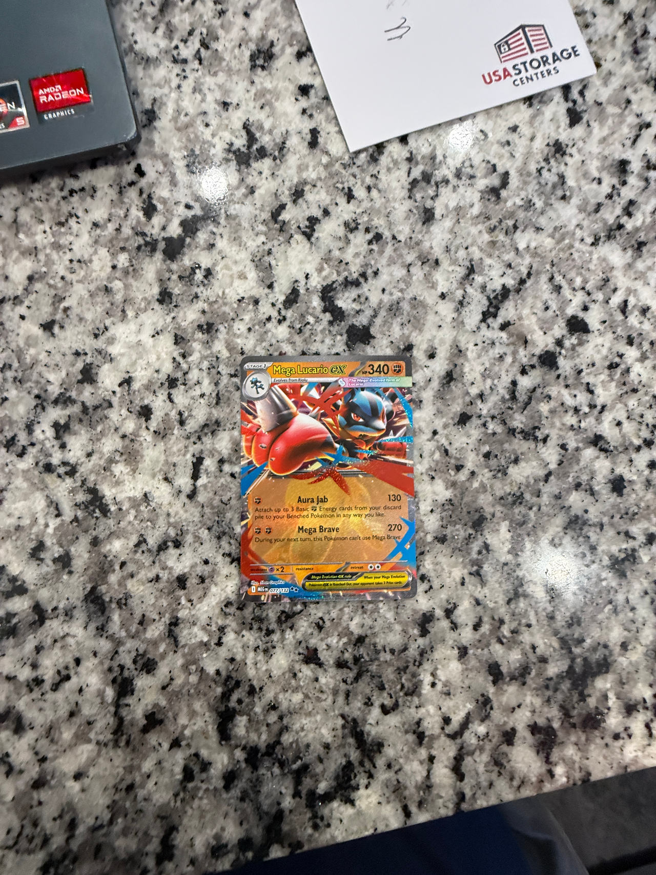 Mega Lucario EX Pokémon Card