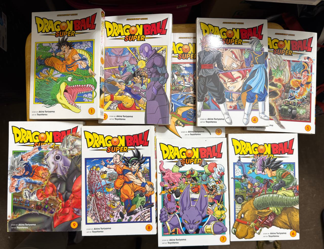 Dragon Ball Super Manga Lot Vol 1-9 Complete English VIZ Akira Toriyama