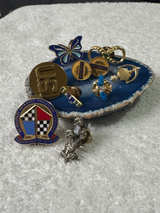 Assorted Lapel Pin Lot with Military and Corporate Pins - Image 1