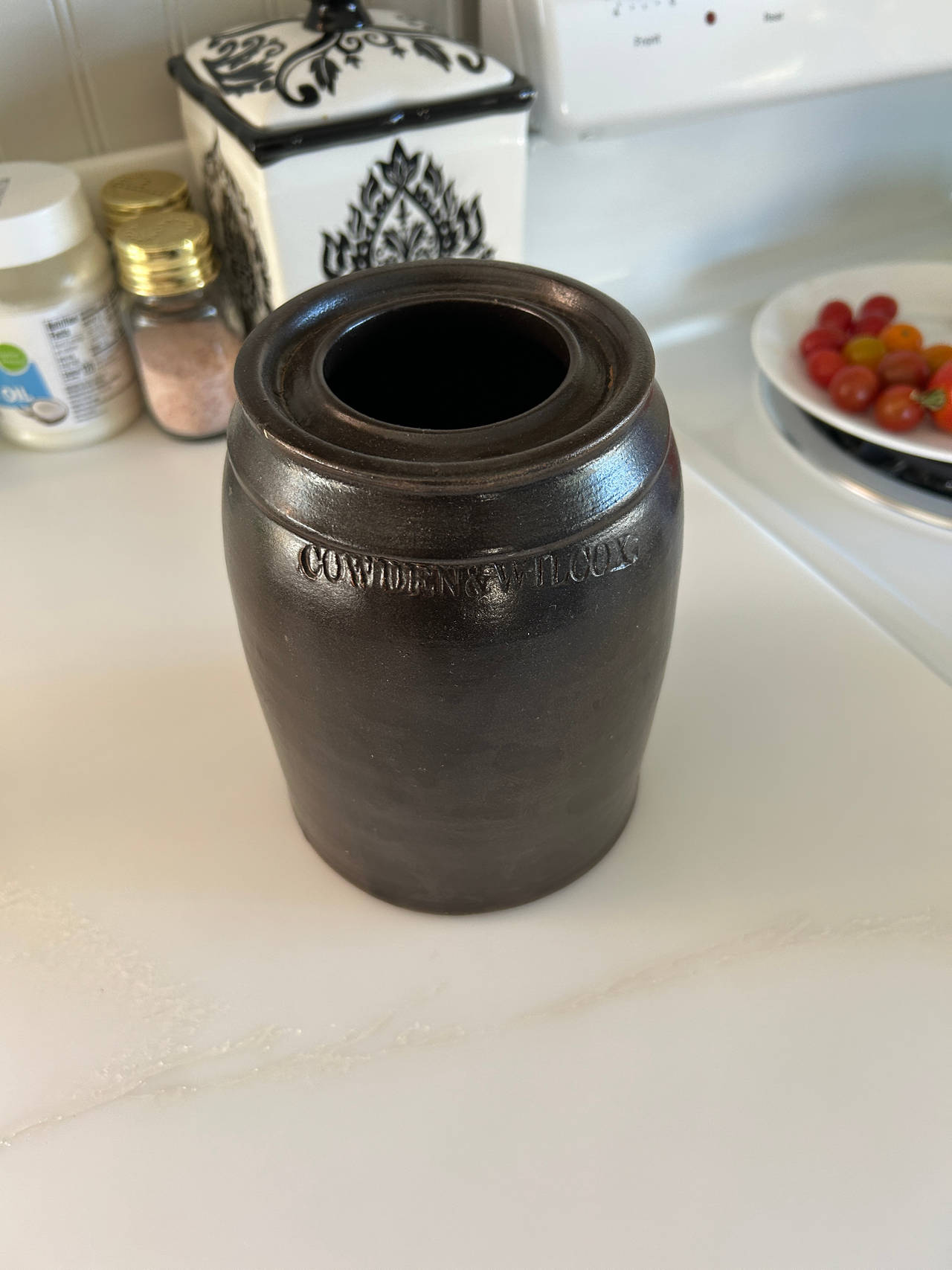 Cowden & Wilcox Stoneware Jar