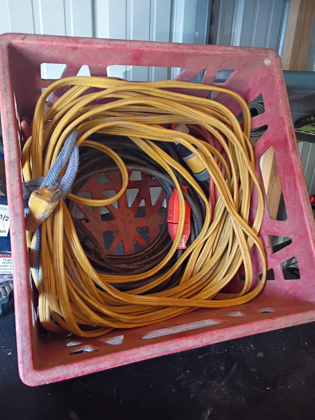 Heavy Duty Extension Cords with Crate