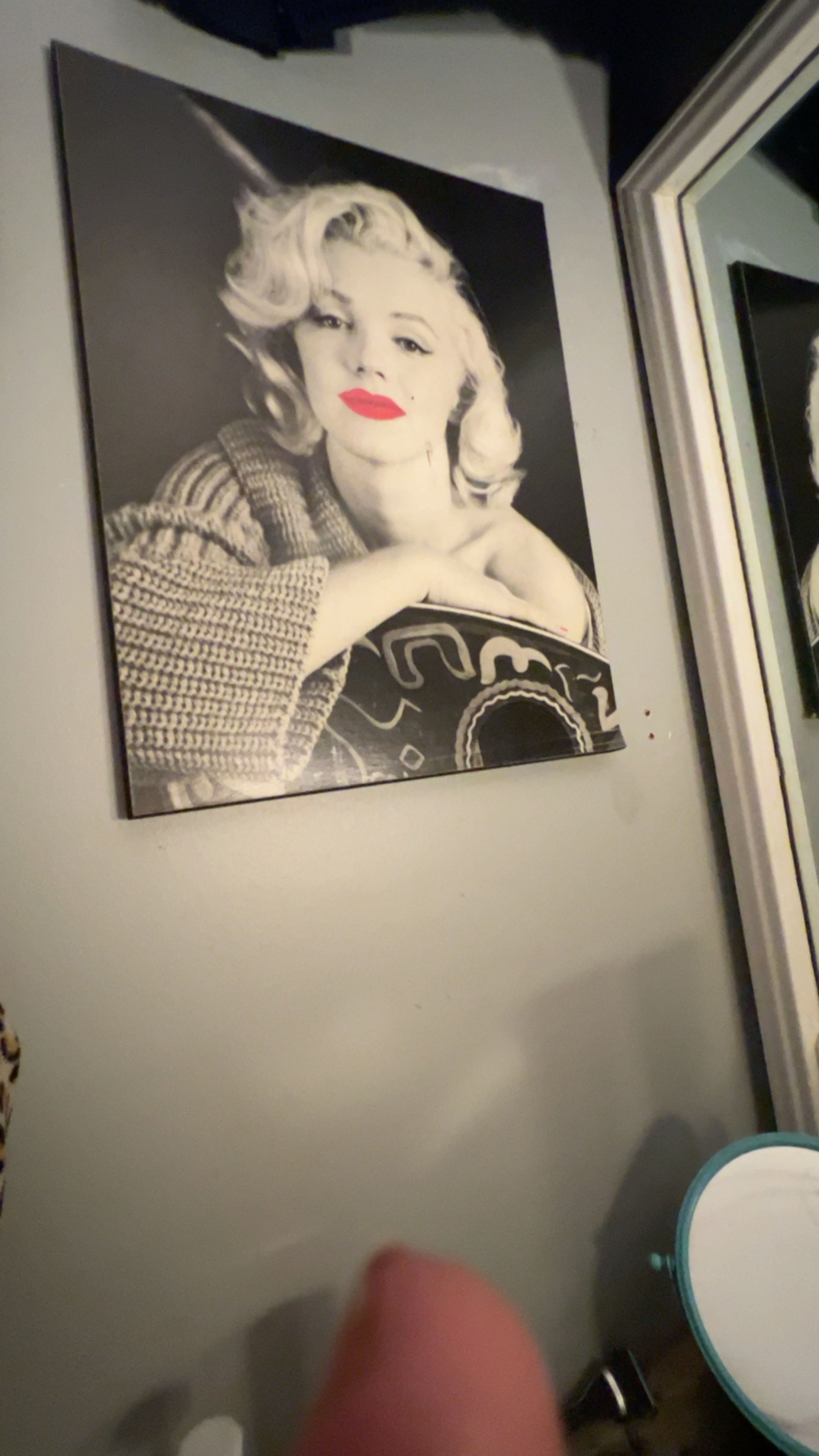 Marilyn Monroe Black & White Print